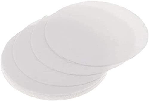 50Pcs Ceramic Fiber Round ThinFire Kiln Shelf Paper for Large Microwave Kiln Glass Fusing Kiln