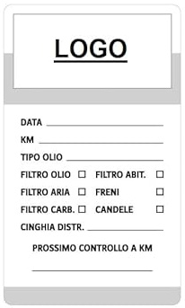 100 PEZZI ETICHETTA TAGLIANDO ADESIVO PERSONALIZZATO CON LOGO DELLA TUA AZIENDA