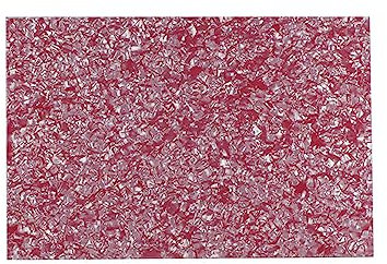 ROZILO Leeres Gitarren-Pickguard-Material für Kratzer, DIY-Blatt, Rückplatte für Stratocaster, Tele, Pink Pearl