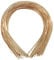 Perfeclan 50 Pieces Smooth Metal Headbands Blank Metal Hair Band DIY Craft Frame Hairband Plain Thin Bulk Headbands, Gold