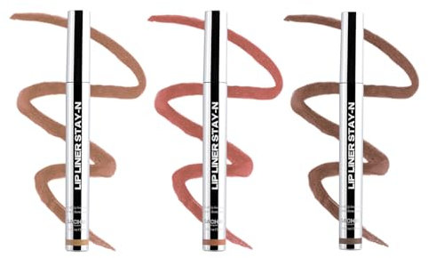 Sacheu Lip Liner STAY-N Peel Off Lip Stain — Long Lasting Matte Lip Tattoo Transfer Proof Lipstain Infused with Hyaluronic Acid & Vitamin E for All Skin Types — Vegan & Cruelty-Free, Core Bundle