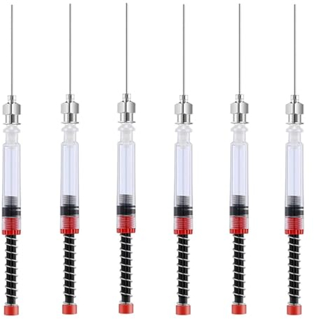 LEEQ Füllfederhalter Tintenspritze Füller - 6 PCS Feder Konverter mit Abnehmbarer stumpfer Nadelspitze für Füllfederhalter zum Nachfüllen von Tinten