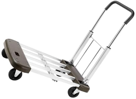 CHILDWEET Klappbarer und Tragbarer Handwagen aus A3 Stahlrohr und Aluminiumlegierung mit Starker Tragkraft als Praktischer Einkaufswagen für Verschiedene Einsatzbereiche