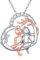 VONALA Schwestern Halskette Always My Sister Forever My Friend 925 Sterlingsilber Infinity Love Herz Anhänger Halskette Schmuck (Schwestern 02)