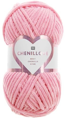 Rico Design Entdecken Sie den Komfort und die Weichheit des Creative Chenillove-Samtknäuels, 100 g