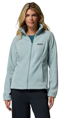 Columbia Womens Benton Springs Full Zip Fleece Jacket, Crushed Blue, Small