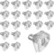 Qianyu 20 Pcs Clear Cabinet Shelf Pins 5mm Shelf Support Locking Hooks Shelfs Support Peg Plastic Holder Replacement Clips for Kitchen Furniture Book Shelves Cupboards