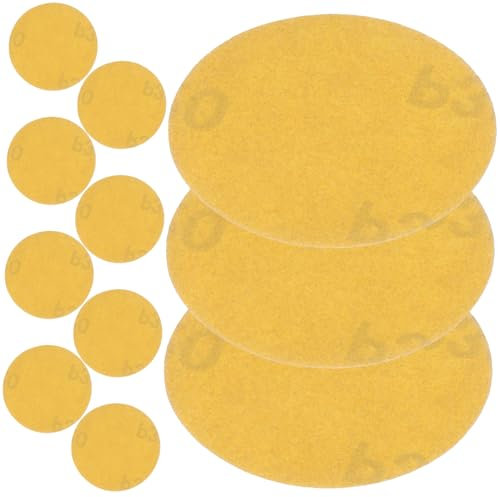 Veemoon 100stücke Beflocktes Schleifpapier Selbstklebende Runde Schleifscheiben Zum Polieren Von Metall Kunststoff Und Autolack Sowie Für Heimwerkerprojekte