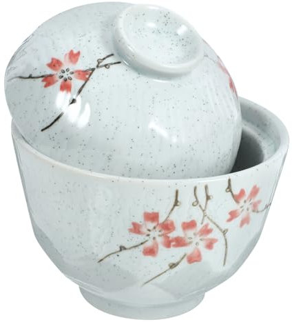 Cabilock Olla De Cerámica Para Estofado Con Tapa Tazón De Sopa De Cerámica Mediano Utensilios De Cocina Uso Doméstico Para Sopas y Guisos Set Práctico