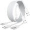 Car Carplay Cable for iPhone 16/15, 3 Pack USB to USB C Cable, 2M USB A to USB C for Carplay USB C Woven Cord for iPhone 16/16 Plus/16 Pro/16 Pro Max/15/15 Plus/15 Pro/15 Pro Max Car Charger Cord