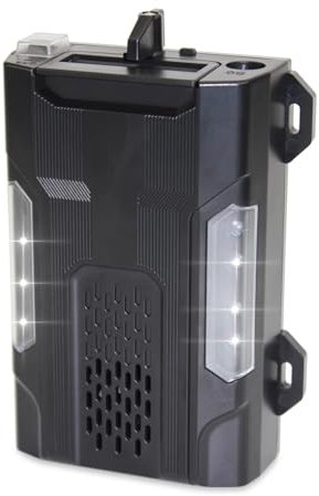 XIAXIA Repulsif Ultrason Anti Rongeur pour Voiture, Répulsif Pigeon avec Stroboscopique LED, pour Anti Taupe Fouine Martre Ultrason Souris et Rats, Protéger Voiture Garage