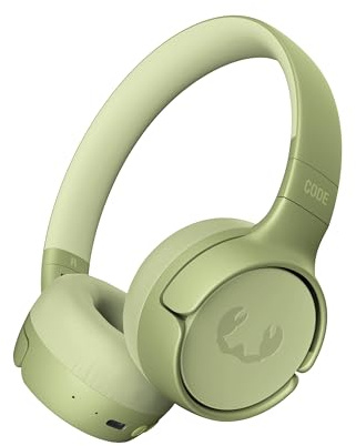 Fresh 'n Rebel Code Fuse, Bluetooth Headphones, Wireless, 30 hours playtime, With Microphone and Voice Assistant, Volume control and play/pause buttons, Foldable (Wild Green)