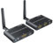 YOUTINGHDAV Trasmettitore e ricevitore wireless HDMI KVM 200M/660FT, HDMI USB KVM Extender 1 PC 2 monitor divisi mouse e tastiera, loop out, 1080P@60Hz, con 2 cavi USB