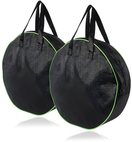 pozuauoa 2 PCS Cable Storage Bags, Durable EV Charging Cable Bag Large Electric Car Charger Cables Bag, Practical Campervan Essentials Bags Suitable for Motorhome, Campers and Cars (40 * 13cm)