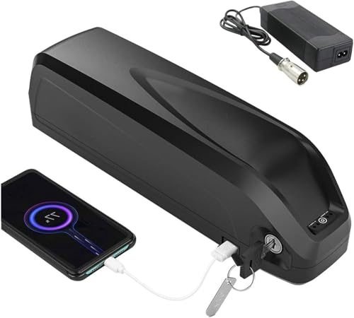 Batterie Pour Vélo Électrique 52 V 13 Ah/20 Ah Avec Chargeur Et Port USB. Batterie Étanche 52 V Pour Vélo Électrique. Embase À 5 Broches Pour Moteur A,52V 13Ah