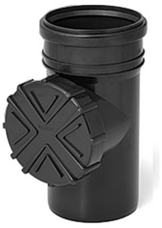 Graphite 110mm Gutter Downpipe Leaf Guard Strainer Basket Filter Cleaner