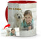 LolaPix Taza Personalizada con Foto y Texto. Tazas Amor Personalizables. Regalos para San Valentín. Sorpresa para Parejas. Detalles Románticos. Regalos Personalizados Únicos. Interior y Asa Rojo