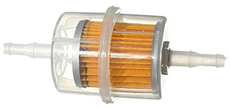 perfk Benzin Inline Kraftstofffilter Gas-Kraftstofffilter Universal-Benzinfilter Passend für 6mm 8mm