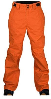 Two Bare Feet TBF Men's and Women's Unisex Waterproof Trousers - Adults Salopettes for Hiking, Outdoors, Snowboard & Ski (Claw Hammer Cyber Orange, Small)
