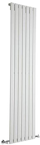 Milano Alpha White Vertical Single Flat Panel Radiator - 1780mm x 490mm