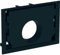 Geberit One Ausbauset Waschbecken 37x26 cm Schwarz