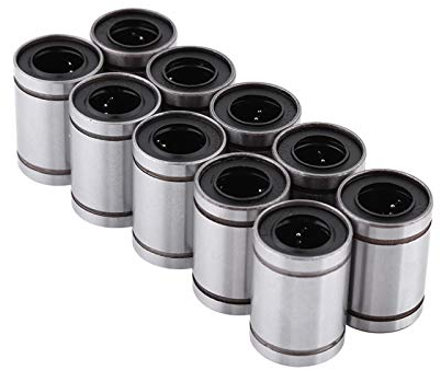 Oumefar 12mm Linearkugellager 10 stücke Kugellager buchsen LM12UU Innenbuchsen lager Zylindrisches Gleitlager CNC Teile für 12mm Stange 3D Drucker