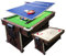 Grafica ma.ro srl Billardtisch 7 FT mod.Mattew und Tischhockey und Tischtennistisch und Tischdecke
