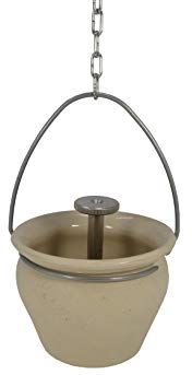 Eliga Aroma-/ Aufgusstopf sand-beige für Sauna mit Tropfventil, 570 g