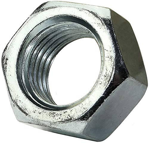 AERZETIX - C45721 - Satz von 20 Sechskantmuttern 6 seiten - metallteile spannen montage - aus verzinktem stahl 8.8 - gewinde M22 metrisch weiblich - heimwerker - DIN 934 - farbe silber