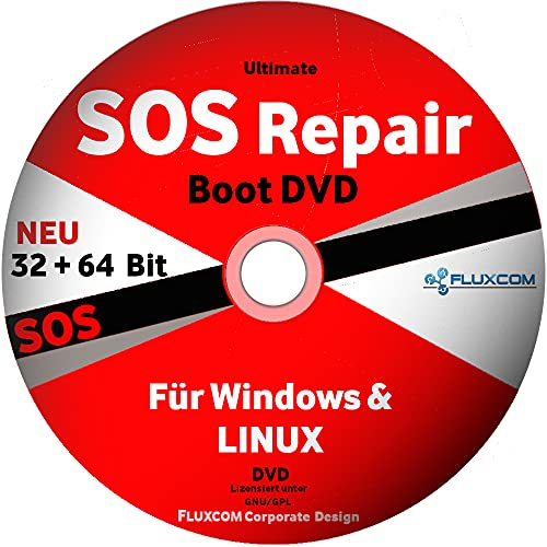 SOS Ultimate Boot & Repair DVD| Windows 11 |10 |8 | 7| Vista| XP - PC REPARATUR