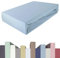 EDDA LUX Spannbettlaken für 20-40 cm hohe Matratzen, 200 x 220-240 bis 220 x 220-240 cm, Öko-Tex, Baumwolle m. 5% Elasthan, Premium Spannbetttuch für Boxspringbett, in Nordic Blue