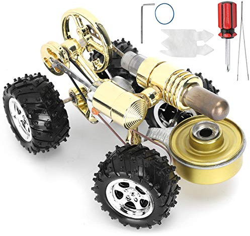 Modello di Motore Motore per Auto in Miniatura per Esperimento di Scienza Fisica Educativa Regali Giocattolo Decorazione Artigianale