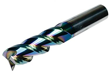 CNC QUALITÄT VHM- Schaftfräser Ø 2-12 mm - Hartmetall Fräser mit DLC Beschichtung - extrem reibungsarme Zerspanung und hohe Härte (8 mm)