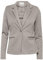 ICHI IHKATE BL Damen Blazer Kurzblazer Jacke Ein-Knopf-Blazer mit Stretch und Reverskragen, Größe:XS, Farbe:Driftwood (181210)