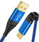 Cable USB C QC3 1 m tipo C cable de carga compatible con Galaxy S20 Plus S10 S9 S8 Huawei OnePlus Google Pixel Sony Xperia XZ Mac Book iPad Pro chapado en oro