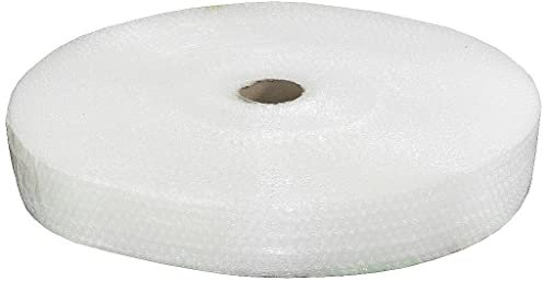 TIBU Luftpolsterfolie Verpackungsmaterial für empfindliche Objekte - Versandfolie - Polsterfolie für Umzug 0,1 m x 100 m Rolle