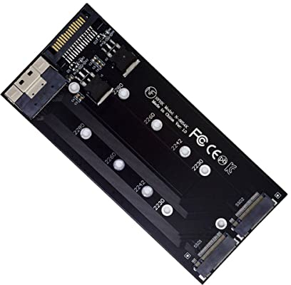 xiwai PCIE Express 3.0 4.0 Slimline SFF-8654 8X auf Dual NGFF NVME M.2 AHCI Raid Card VROC Raid0 Hyper Adapter