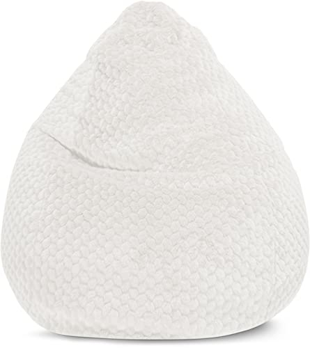 Sitting Point Sitzsack Mink XXL ca. 300 Liter Elfenbein