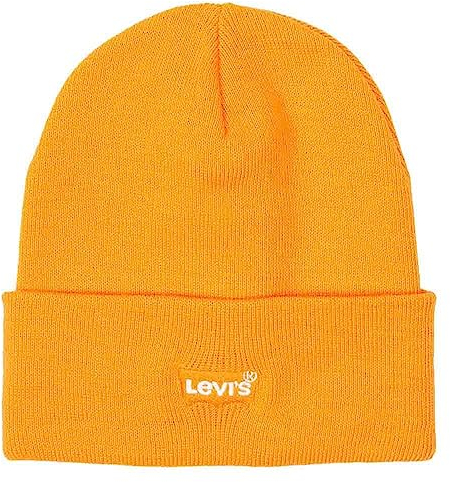 Levi's Damen Slouchy Beanie – Tonal Batwing, Regular ORANGE, One Size