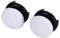 2Pcs Silicone Thumb Stick, Silicone Thumb Grip Cap Joystick Thumbstick pour PS5 Game Joystick, Grip Stick Joystick Controller Gamepad Key Cap pour PS5 (Blanc)