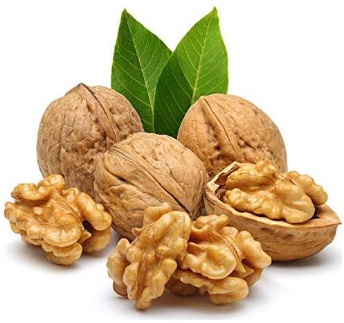 Walnüsse mit Schale aus 10Kg Handverlesen von rohen Dorfbewohnern aus der Ukraine/Neue Ernte Walnüsse/Walnuss Ganz Roh Und Unverarbeitet/Vegan Glutenfrei 100% Natur Ganz Walnuss