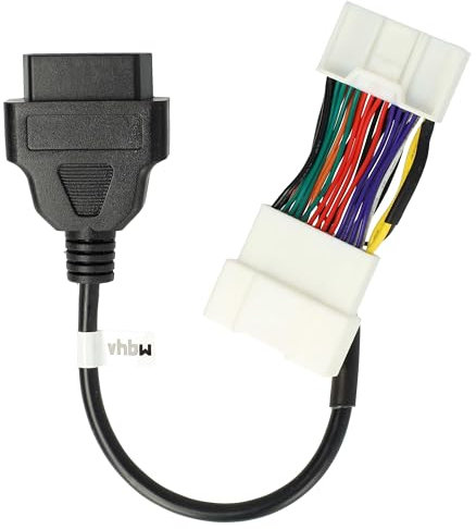 vhbw OBD2 Adapter 26Pin Stecker auf OBD2 16Pin kompatibel mit Tesla Model 3 Auto, KFZ - 20 cm