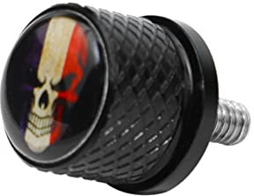 KBUYS Vis de Boulon de Selle en Acier Inoxydable Compatible avec Harley Davidson (Color : 1 Black)