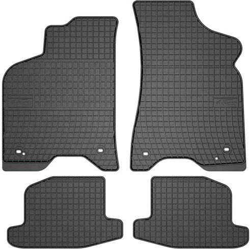 SMK Gummimatten auto fußmatten Satz passend für SEAT Arosa 1997-2005 Erleben Sie einen neuen Standard des Reisens mit rutschfesten auto fussmatten - Mehrjahres- auto teppiche für alle Straßenverhältni