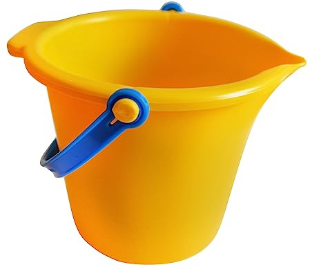 GOWI 550-72 Giesseimer ø18cm - Gelb, Sand- und Gartenspielzeug