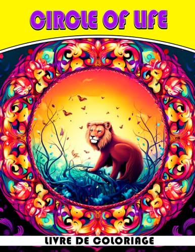 Dans le livre de coloriage Circle Of Life.: Pages de coloriage de mandalas animés celtiques et