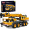 Mould King 17058 Technik LKW Kran Bauset, MOC Schwerlastkran (997+ Stücke) Technologie Baumaschine Hebekran Klemmbausteine Bausatz Ausstellung Modell Bausatz, geeignet als Geschenk für Erwachsene.