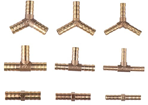 POPETPOP 9 Pcs Connector Fittings Adapter Part Korean Stone Pot Cement Molds for Concrete Copper Nozzle Adapter Copper Fitting Small Pink Plant Pot Copper Fittings Natural Gas