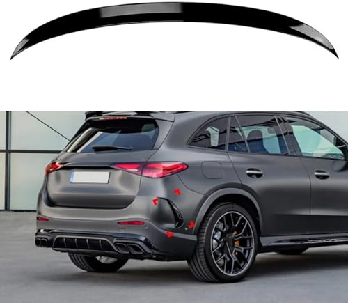 PEJLHK Auto-Heckspoilerflügel für Mercedes Benz GLC-Class X254 GLC260 300 AMG 2023 2024, Topspoiler, ABS-Bodykit, 1 STK