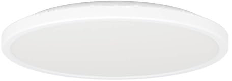EGLO connect.z Smart Home LED Badezimmer Deckenleuchte Rovito-Z, ZigBee, App und Sprachsteuerung Alexa, warmweiß-kaltweiß, RGB, dimmbare Bad Deckenlampe, weiß, IP44, Ø 30 cm